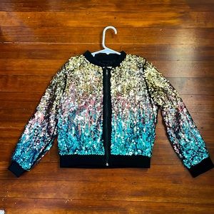 AMAZING H&M Ombré Sequin Jacket!
